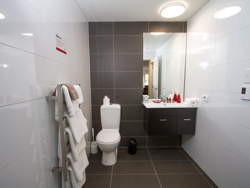 bathroom view from the shower